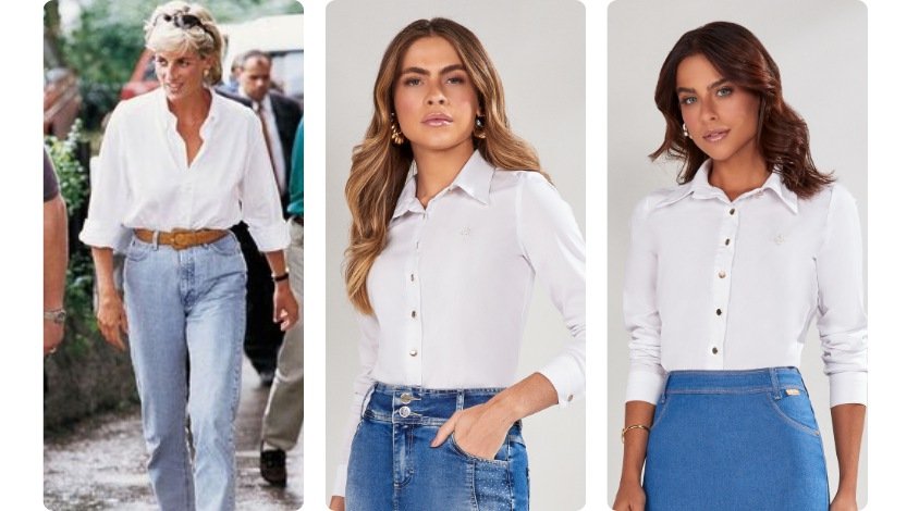 Camisa branca no trabalho: Elegância e sofisticação em 5 combinações