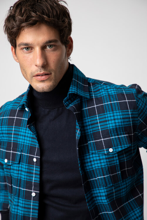 como usar camisa de flanela