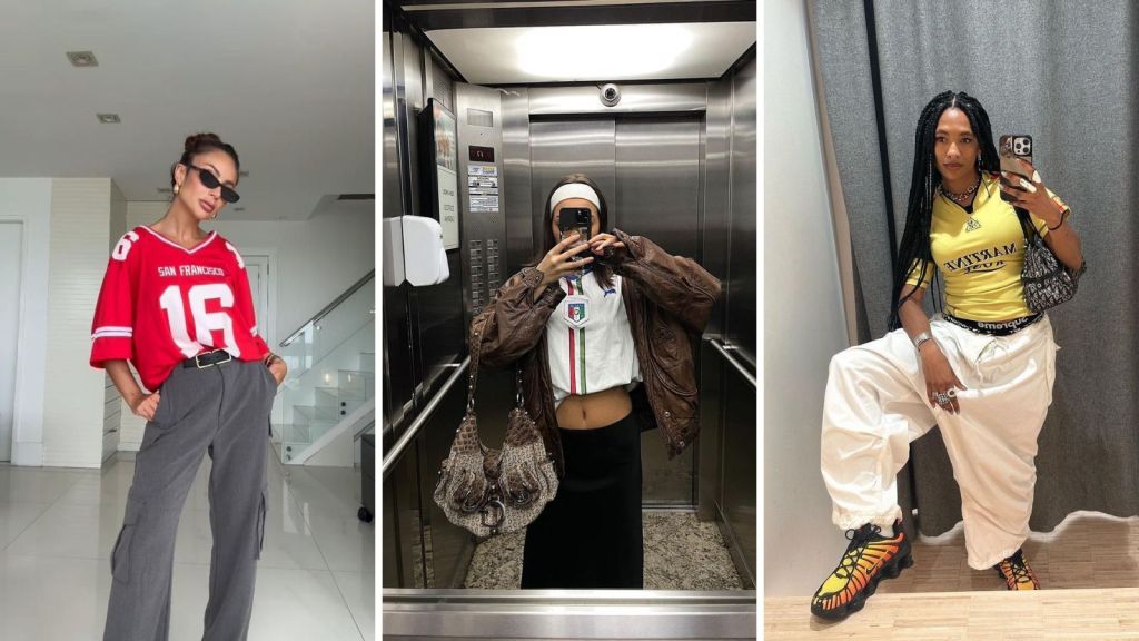 como usar camisa de time no look