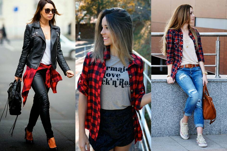 como usar camisa xadrez no estilo country feminino