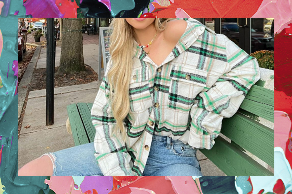 ideias de looks com camisa xadrez country feminino