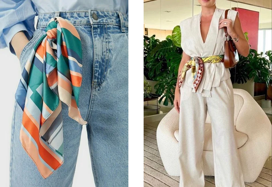 Guia Completo: Como Escolher o Lenço Ideal para Usar como Cinto