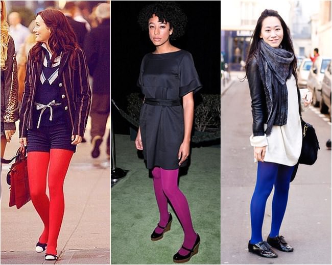 Looks com Meia-Calça Colorida: Do Básico ao Ousado