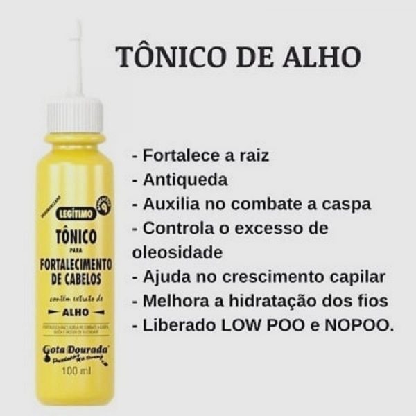 Como Montar uma Rotina Capilar Completa com Tônico de Alho Gota Dourada