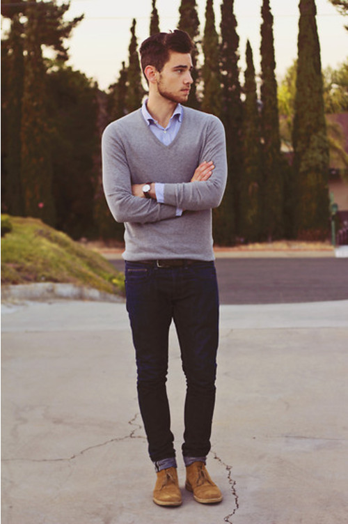 como usar suéter masculino
