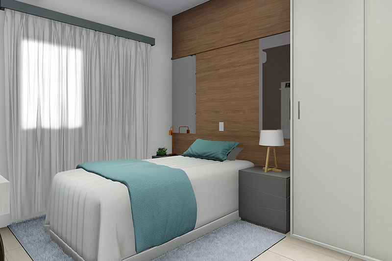 Como Escolher a Cortina Perfeita para Ampliar seu Quarto Pequeno