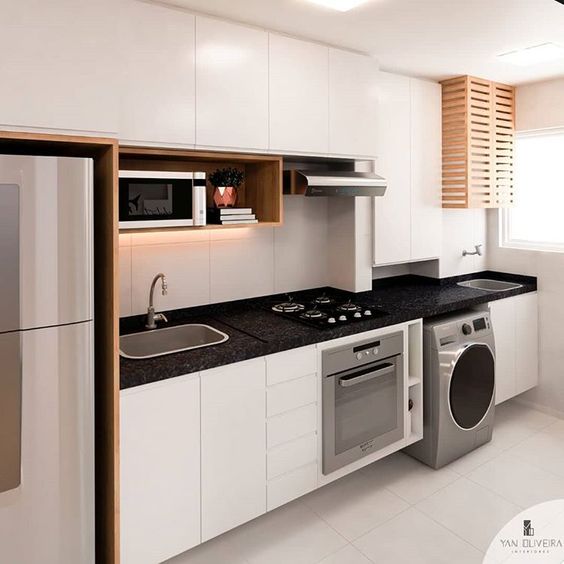 Como escolher o piso ideal para cozinha e lavanderia integradas