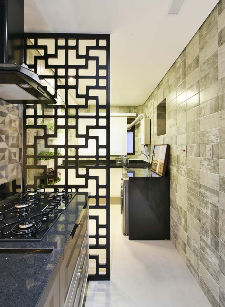 cozinha integrada com lavanderia