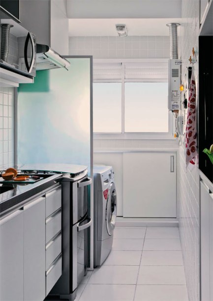 7 dicas de organização para lavanderias compactas em cozinhas