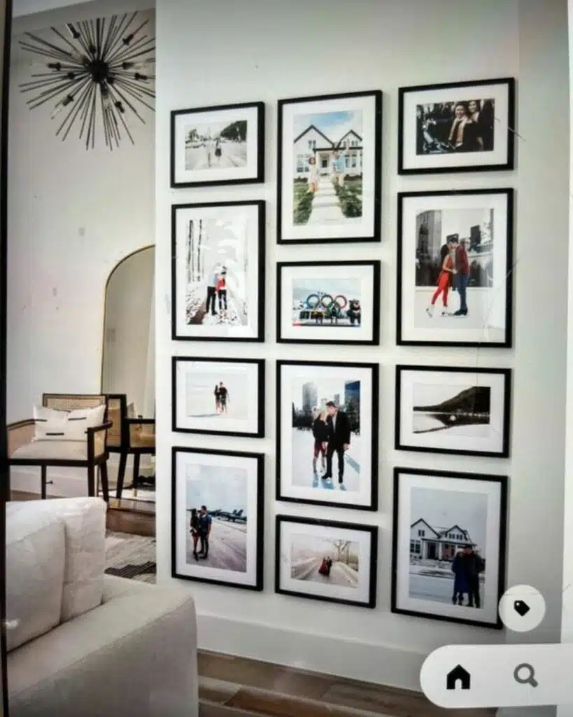 decoração com fotos