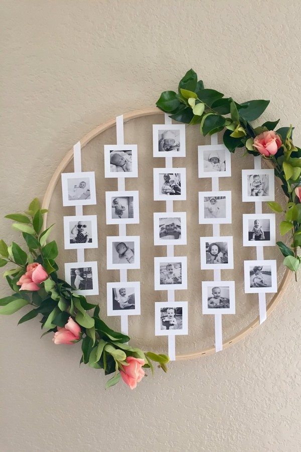 Decoração de Quarto: O Charme Atemporal das Fotos Polaroid e Fios de Fada