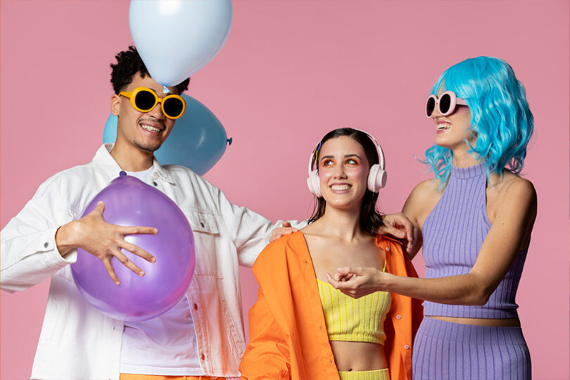 decoração de festa anos 80