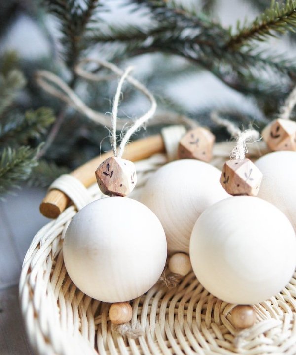 decoração de natal com bolas