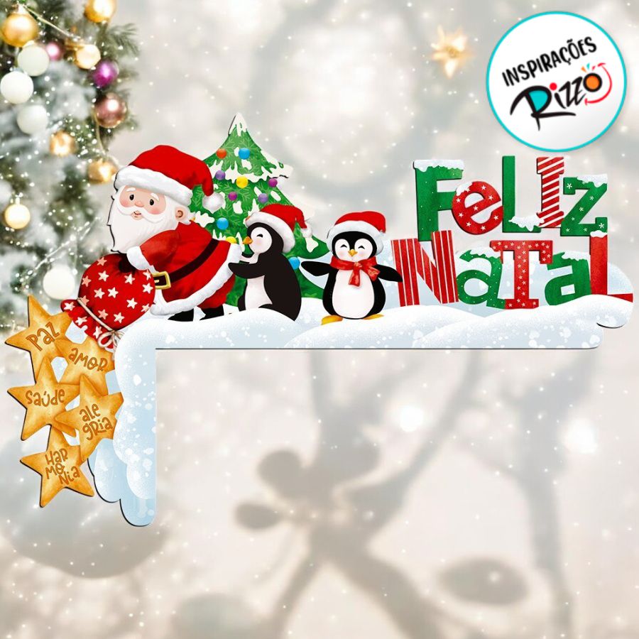 decoração de natal para porta