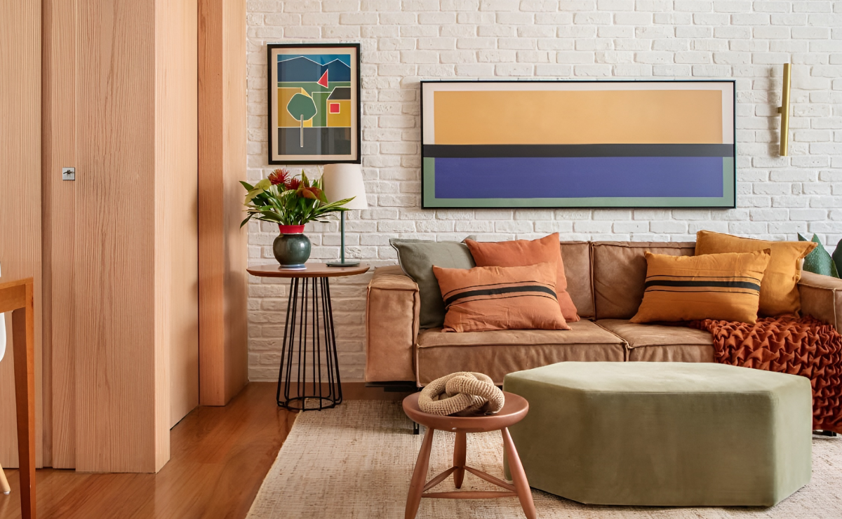 decoração de parede com fotos