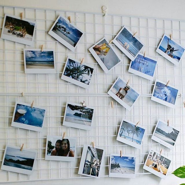decoração de parede com fotos