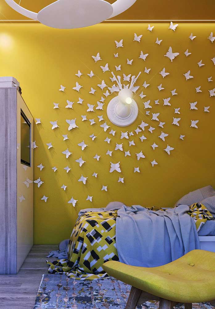 Decoração de Quarto Pequeno Amarelo: Maximizando o Espaço com Cor