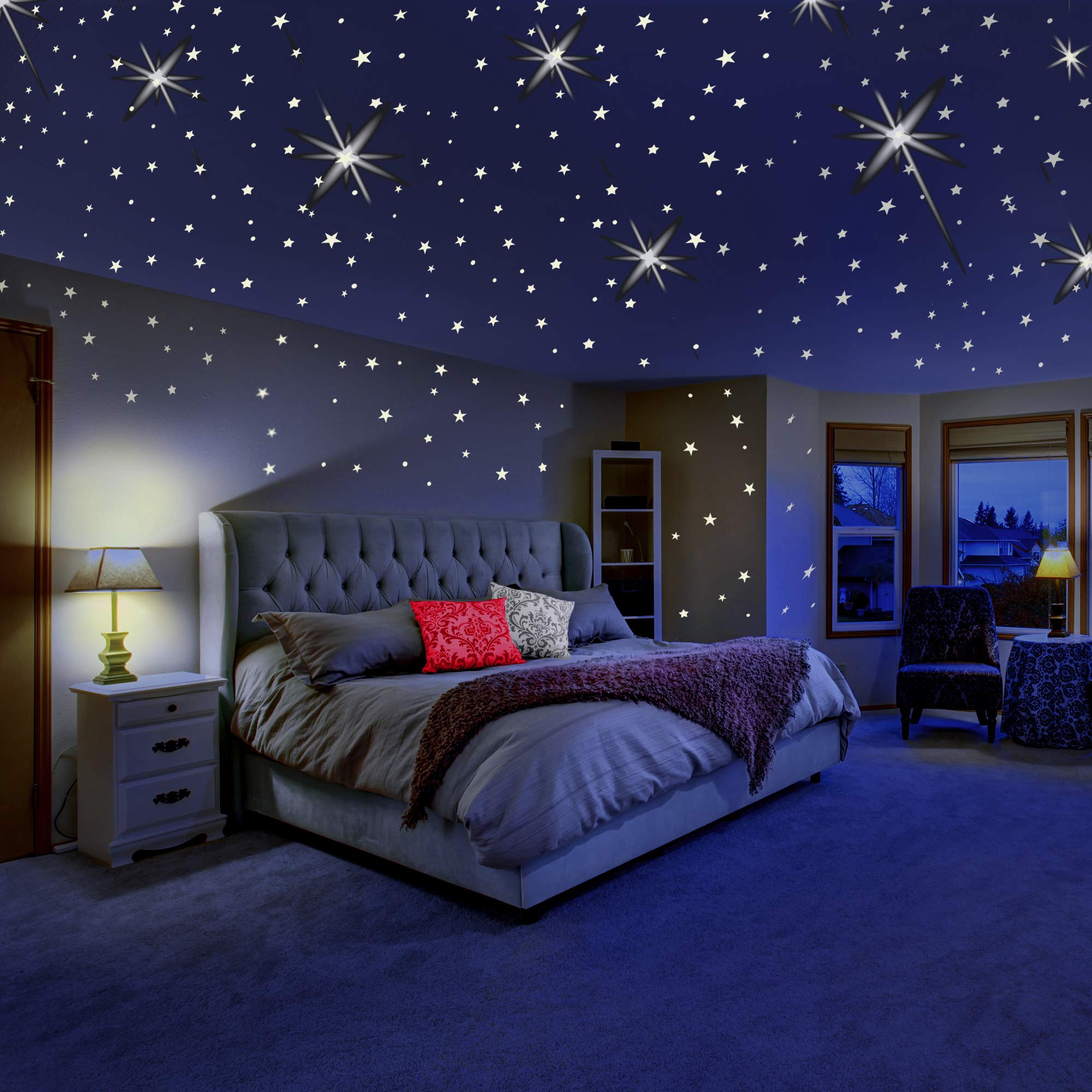 decoração de quarto com estrelas