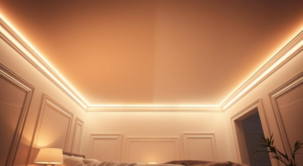 decoração de quarto com led