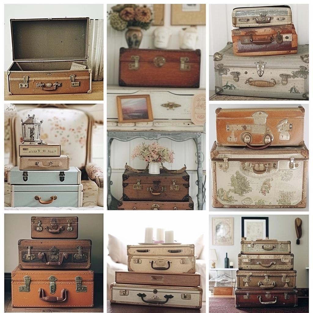 10 Ideias Inovadoras para Usar Malas Vintage na Decoração da Sala