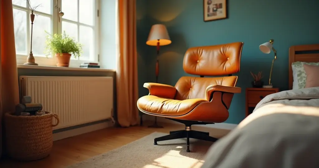 Decoração de Quarto com Poltrona Eames: O Refúgio Perfeito Decoração de Quarto com Poltrona Eames: O Refúgio Perfeito