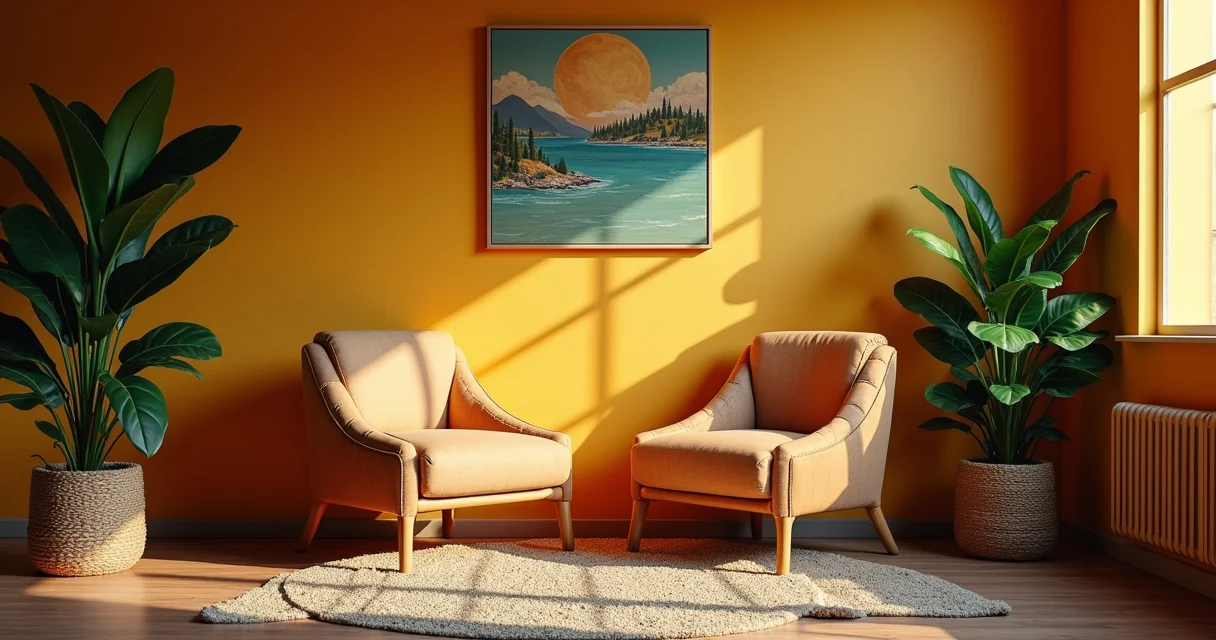 decoração de quarto com poltrona charles eames