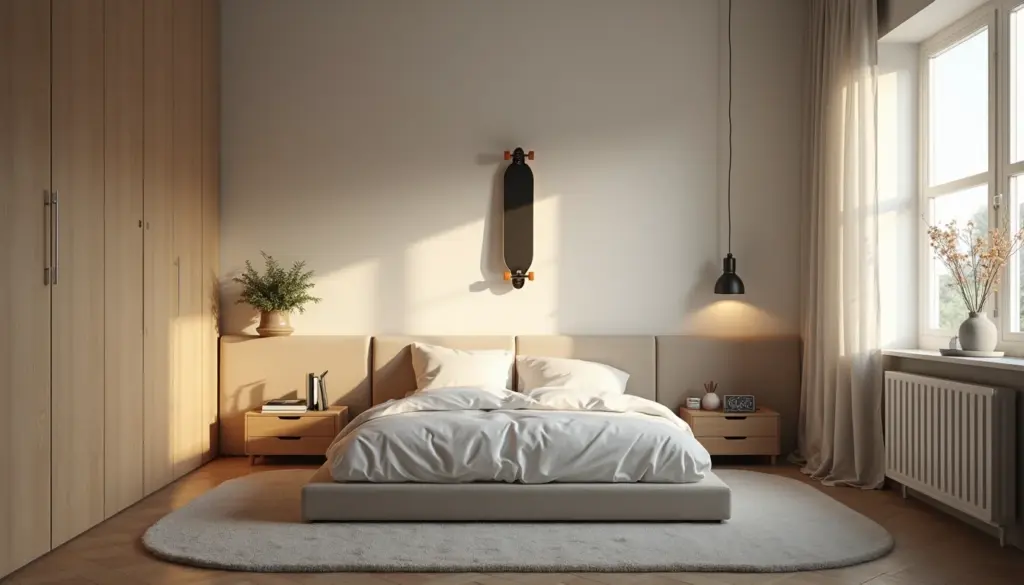 Quarto com Skate na Parede: 5 Ideias Criativas para 2026