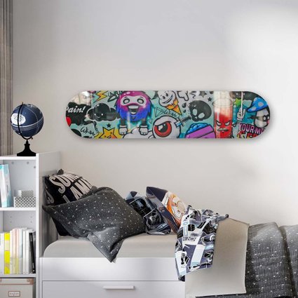 DIY: Crie uma Prateleira Suspensa com seu Skate Antigo em 5 Passos