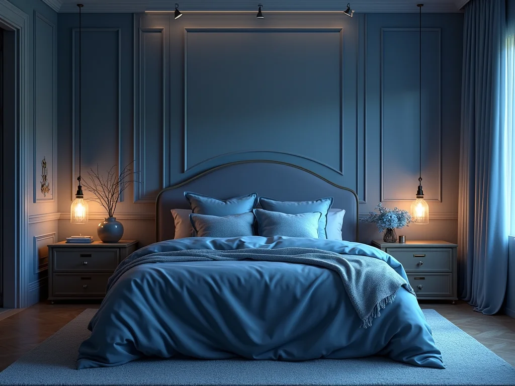 Quarto de Casal Azul: 7 Ideias Para Um Refúgio Romântico Quarto de Casal Azul: 7 Ideias Para Um Refúgio Romântico