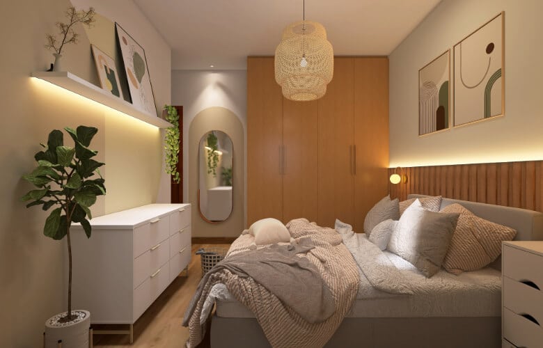 Guia Completo de Cores para Quarto de Casal Pequeno: Amplie seu Espaço!