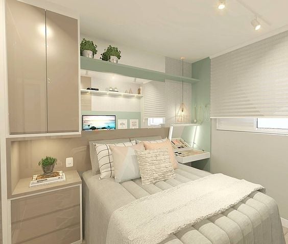 Guia Completo de Cores para Quarto de Casal Pequeno: Amplie seu Espaço!