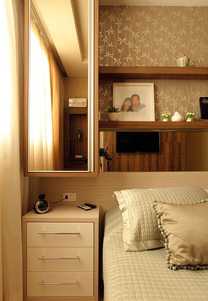decoração de quarto de casal pequeno