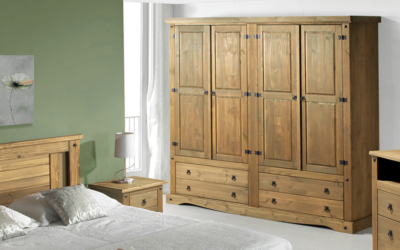 decoração de quarto rústico