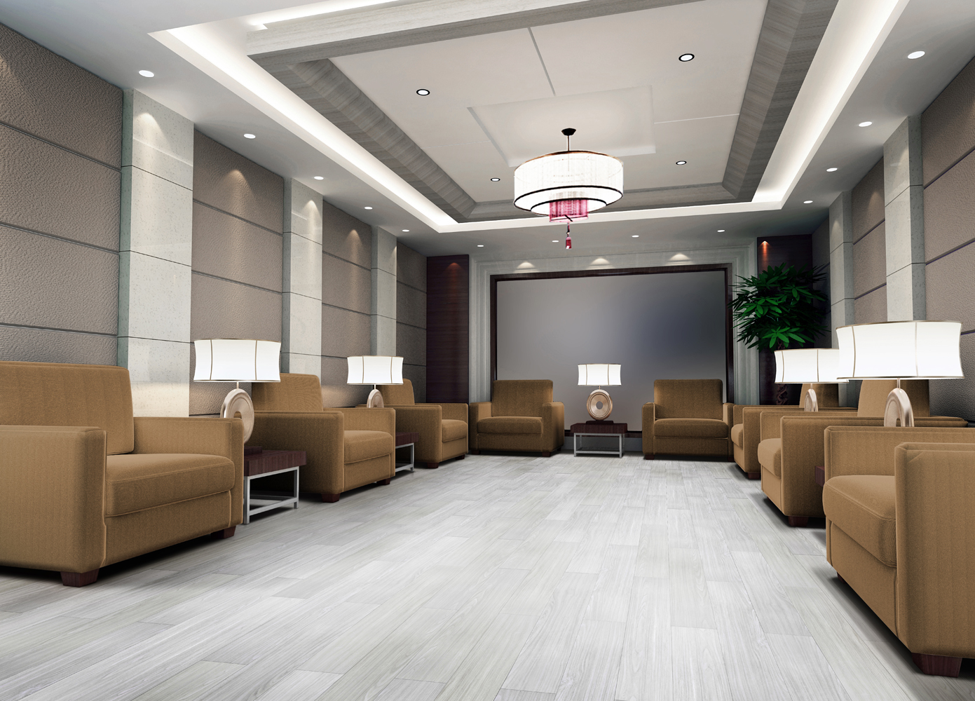 decoração de sala de espera