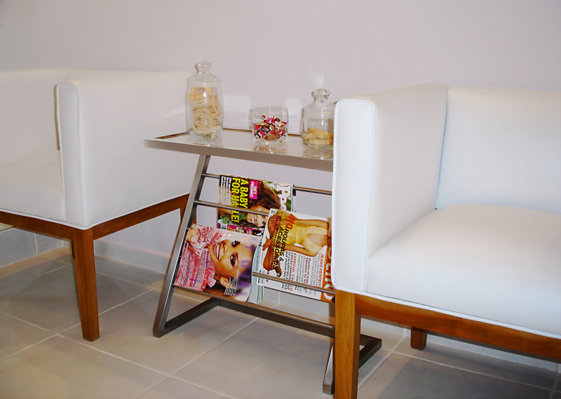 decoração de sala de espera