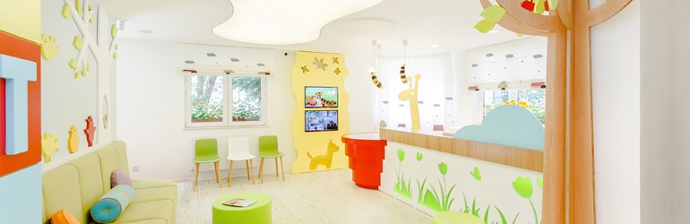 decoração de sala de espera