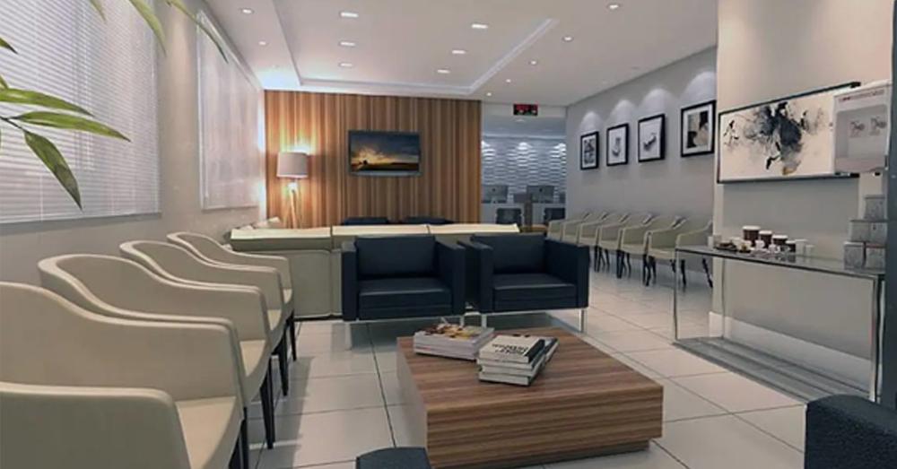 decoração de sala de espera