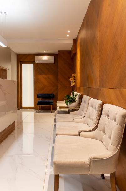 decoração de sala de espera