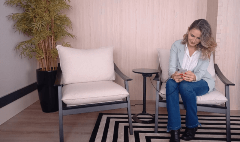 decoração de sala de espera