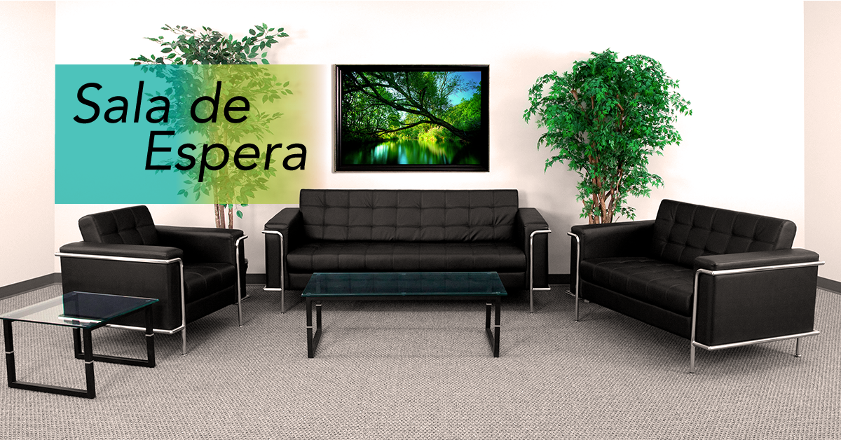 decoração de sala de espera