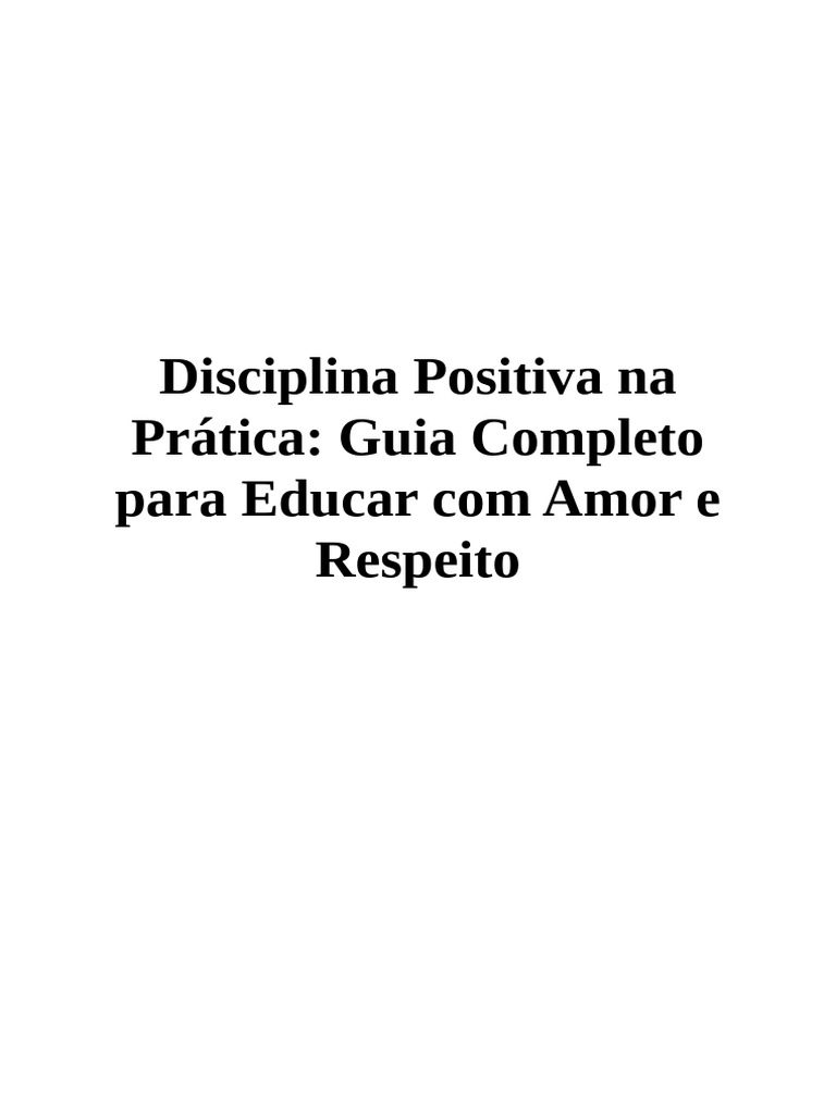 Como Criar Rotinas Positivas para Crianças e Reduzir Conflitos
