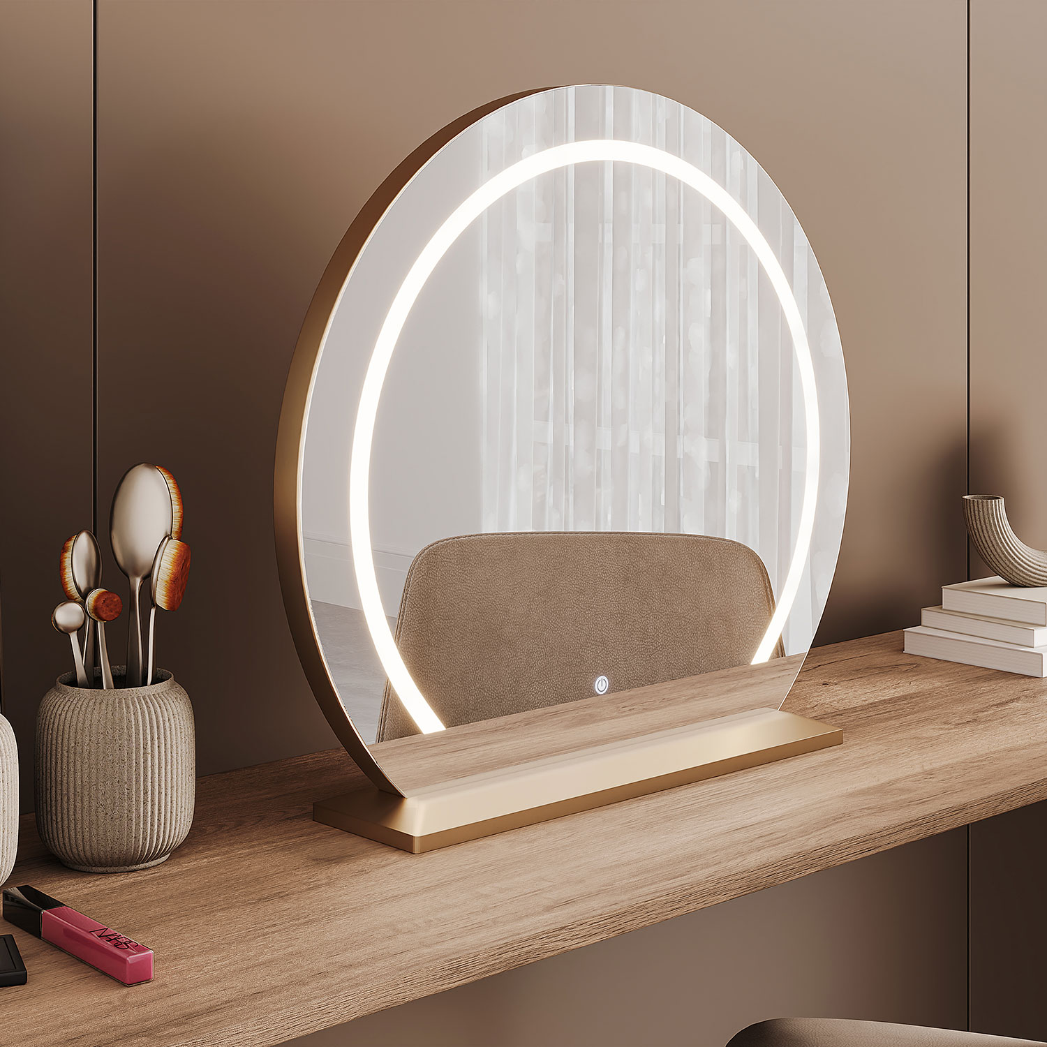 espelho camarim de mesa