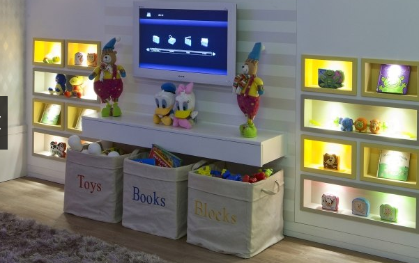 ideias criativas organizador de brinquedos