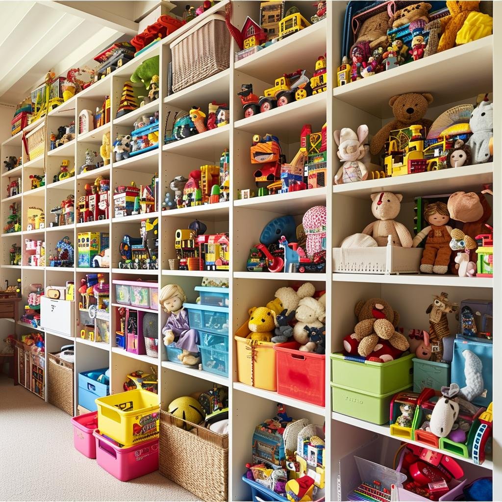 erros comuns organizar brinquedos infantil