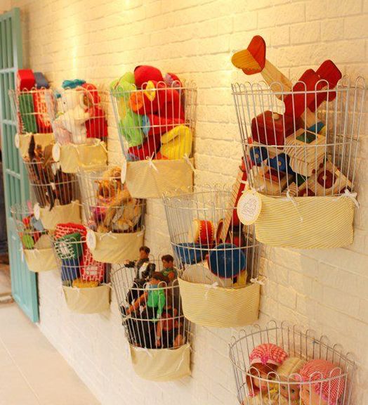 ideias criativas organizador de brinquedos