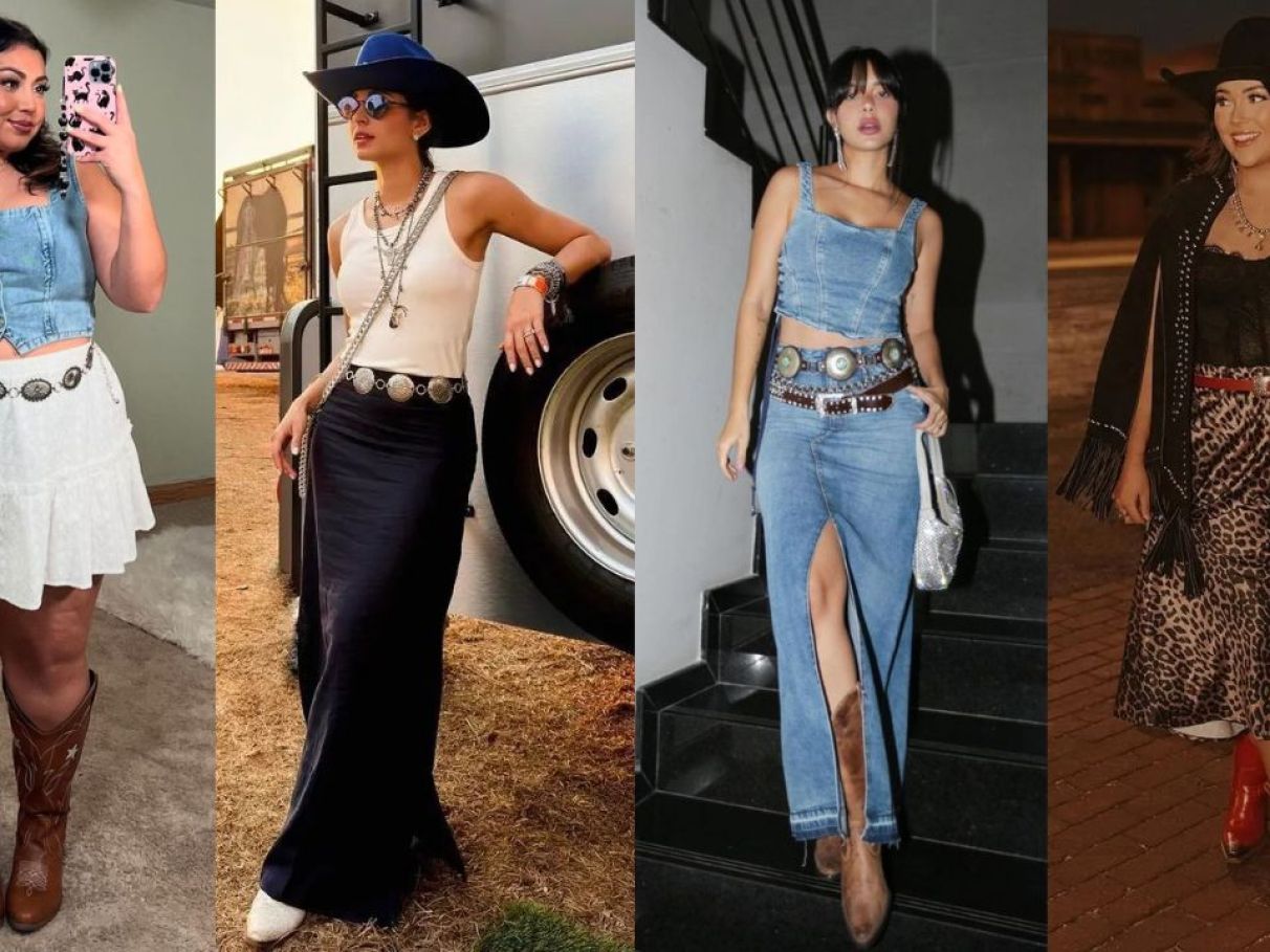 ideias de looks country feminino para rodeio