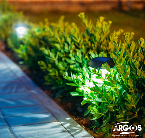 iluminação de jardim