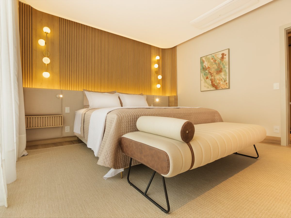 iluminação indireta no quarto