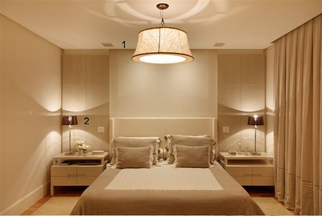 iluminação quente para quarto