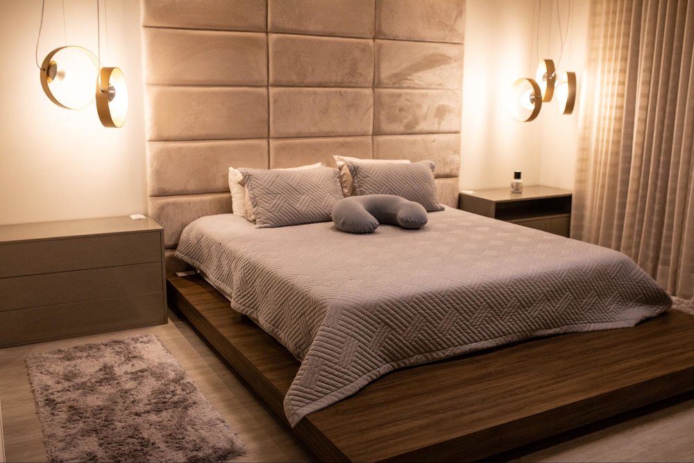 iluminação quente para quarto